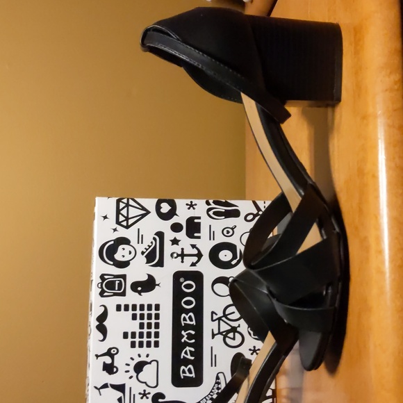 Black Bamboo high heels size 10 - Picture 9 of 12